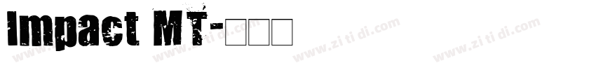 Impact MT字体转换